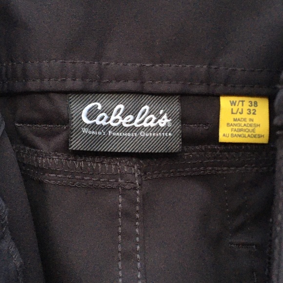NWT 38 X 32 Cabela’s Men’s Stretch Woven Carbondale Pants Outerwear Outdoors - Picture 6 of 10